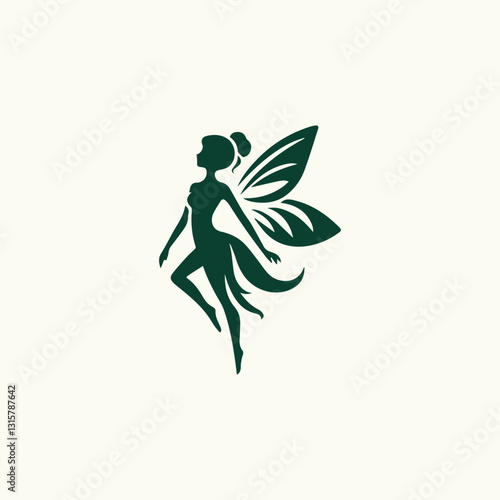 Fairy nymph logo
