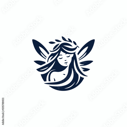 Fairy nymph logo