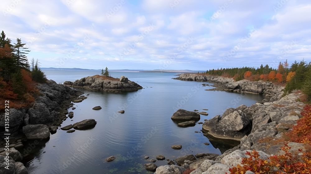 Obraz premium kettle cove in fall