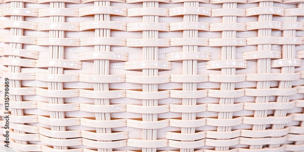 Soft Lilac and Ivory Adapter, Woven Basket Design Soft Lilac and Ivory Adapter, Woven Basket Design