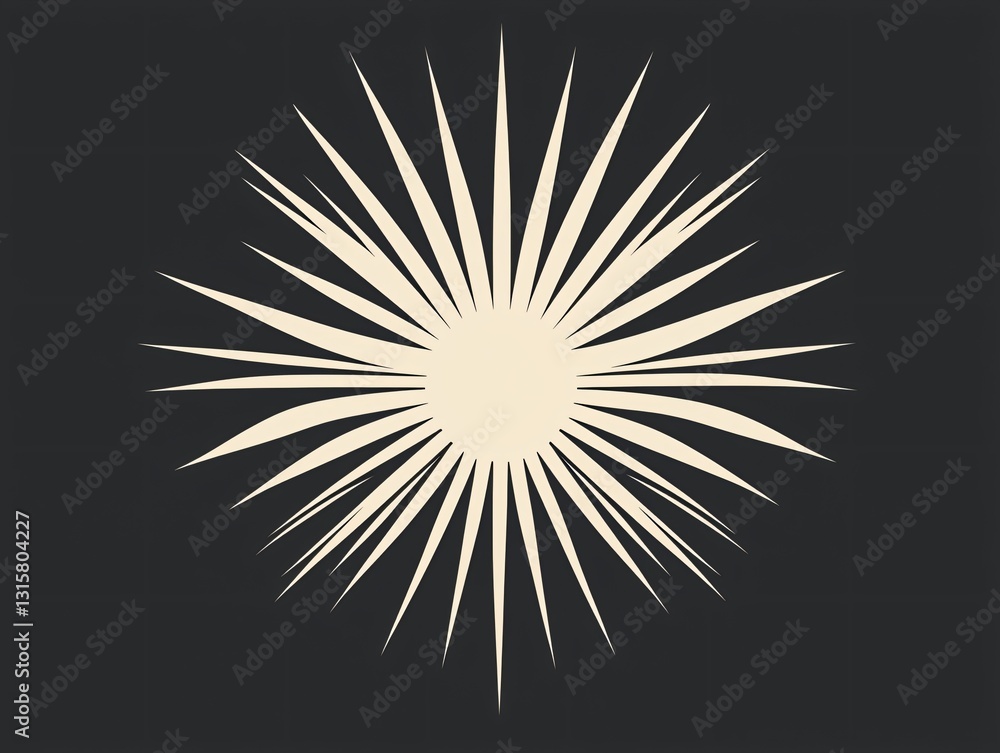 Obraz premium Starburst Design