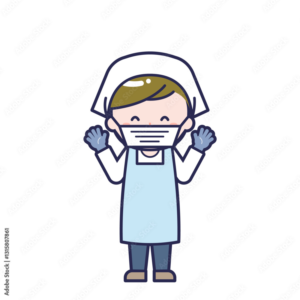 Obraz premium 調理員／男性 11