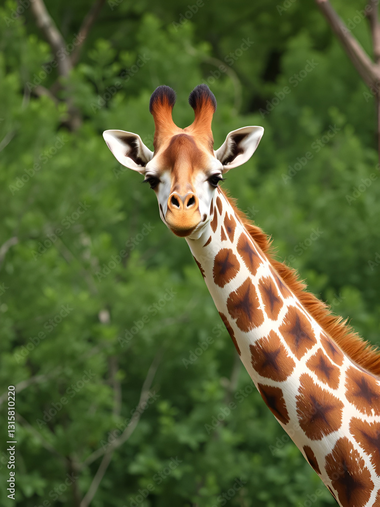 Obraz premium junge Giraffe