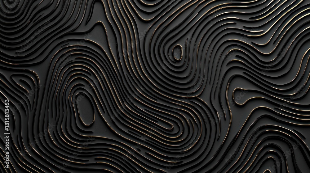 Abstract Black and Gold Swirls: A Luxurious Design Abstract Black and Gold Swirls: A Luxurious Design
