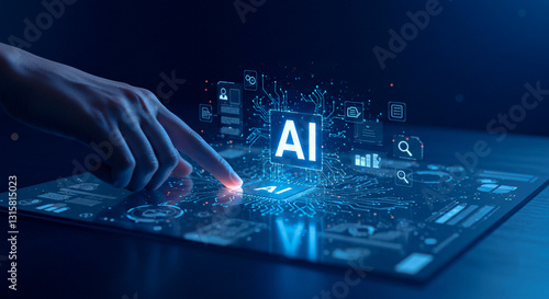 Human Utilizing AI for Data Management, Security, and Future Innovation