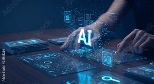 Human Utilizing AI for Data Management, Security, and Future Innovation
