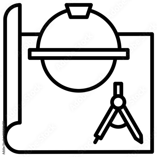 architect outline icon