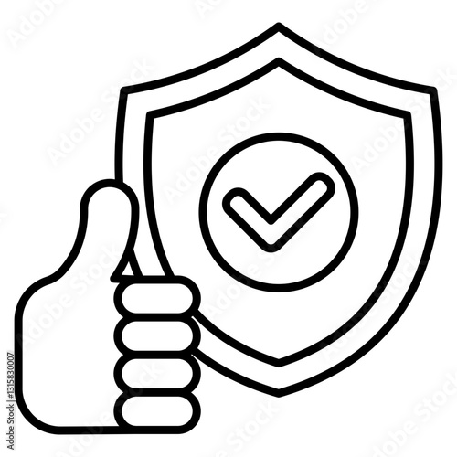 Reliability  Icon Element For Design