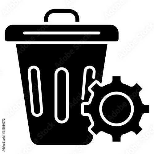 Waste  Icon Element For Design