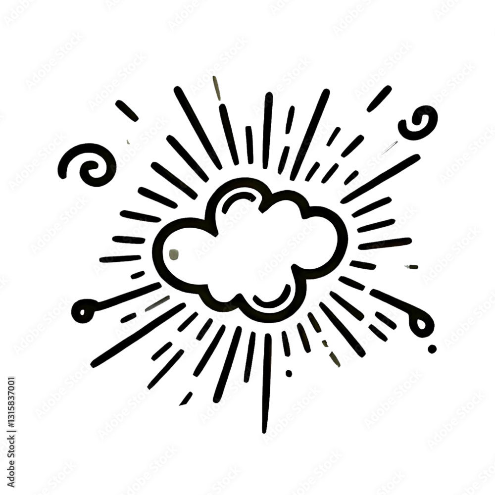 Black fireworks party design Black fireworks party design