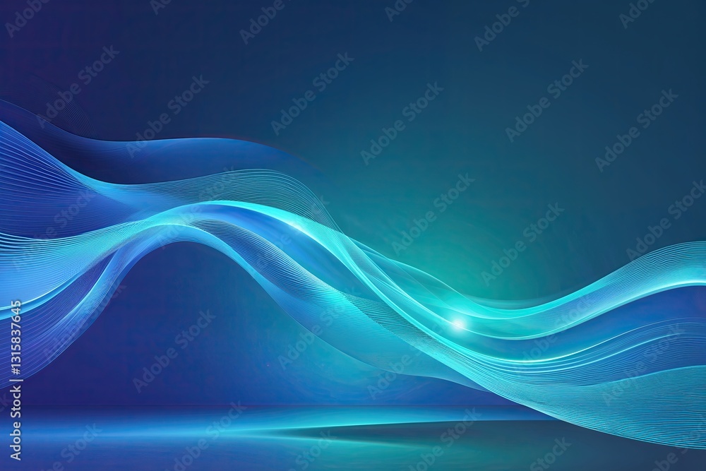 Vibrant Flow Design Featuring Cerulean Gradient and Contemporary Vector Graphics Vibrant Flow Design Featuring Cerulean Gradient and Contemporary Vector Graphics