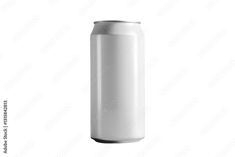White blank soda can mockup template on transparent background, png White blank soda can mockup template on transparent background, png