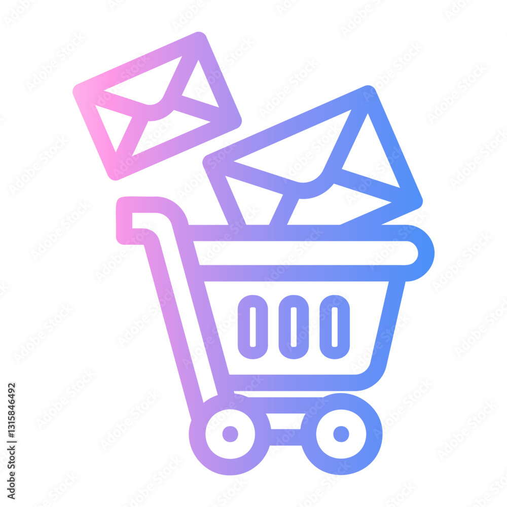 ecommerce Line Gradient Icon ecommerce Line Gradient Icon