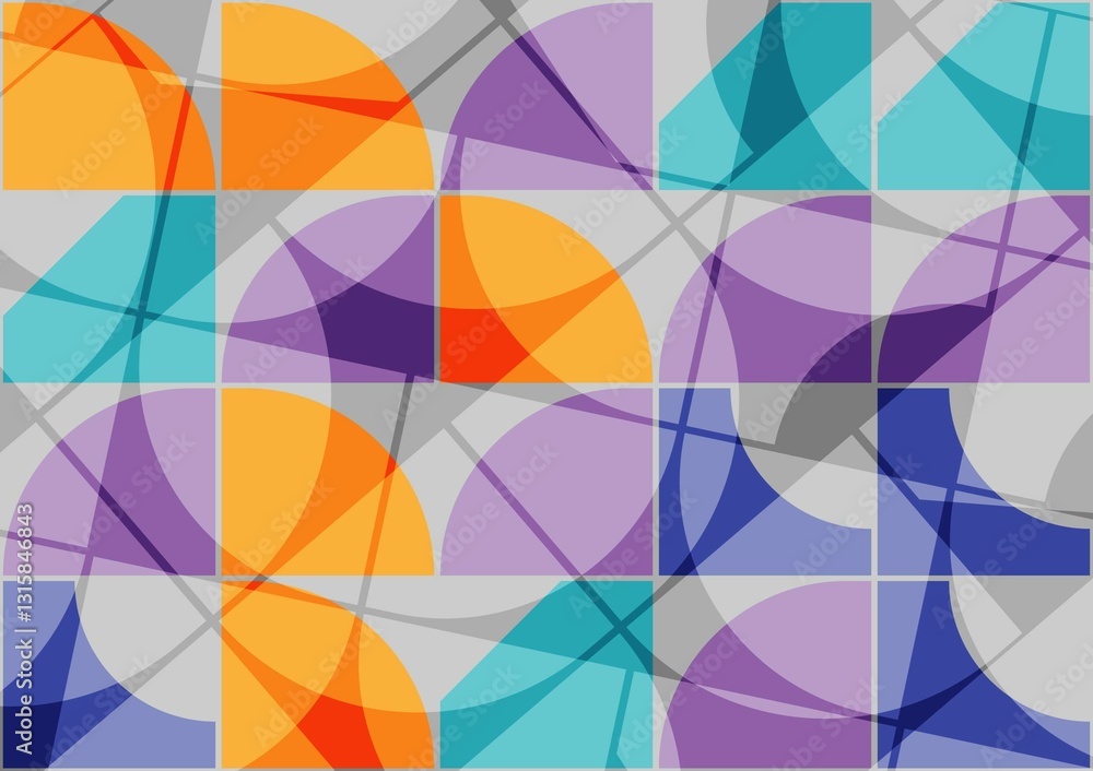 random part of circle circut shadow background Geometric Harmony in Colors random part of circle circut shadow background Geometric Harmony in Colors