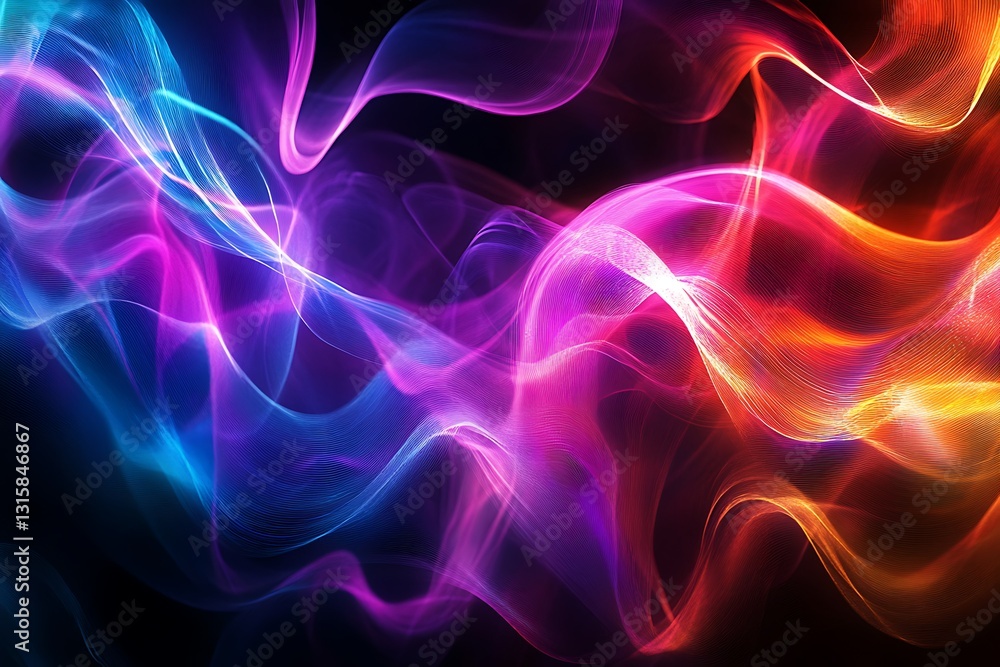 abstract colorful lights on a dark background abstract colorful lights on a dark background