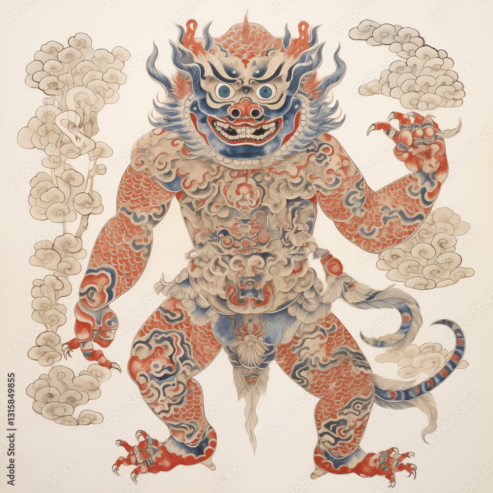 Fototapeta premium thai style art