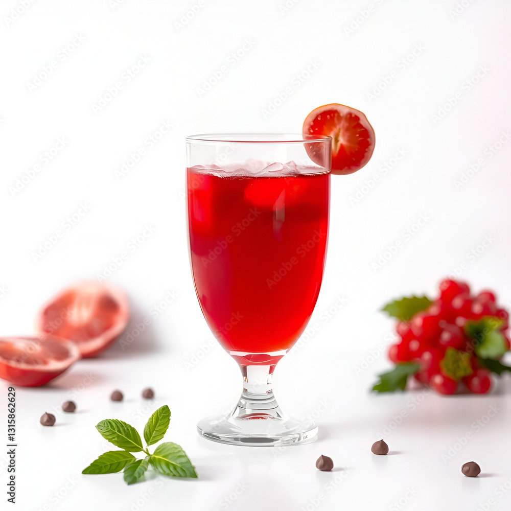 glass of red wine with berries glass of red wine with berries