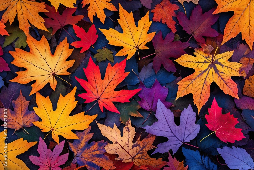 Vibrant Autumn Leaf Patterns in Stunning Colors Nature's Beautiful Tapestry Vibrant Autumn Leaf Patterns in Stunning Colors Nature's Beautiful Tapestry