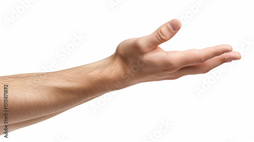 Wallpaper Mural Male hand holding picking up pose isolated Torontodigital.ca