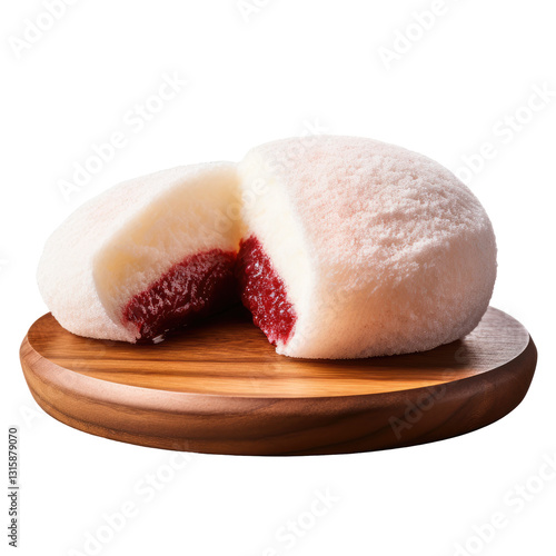 Daifukumochi on transparent background