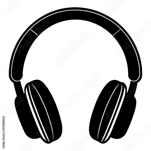 headphones isolated on white background