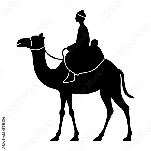 camel in the desert