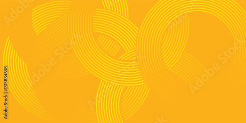 Pasta background, spaghetti abstract geometric pattern. Macaroni yellow poster. Wavy abstract pattern.