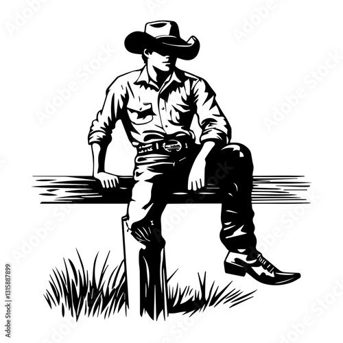  Cowboy Silhouette Images – Dynamic Western Clipart
