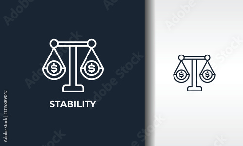 Stability Vector, Icon Or Logo Sign Isolated Symbol Illustration