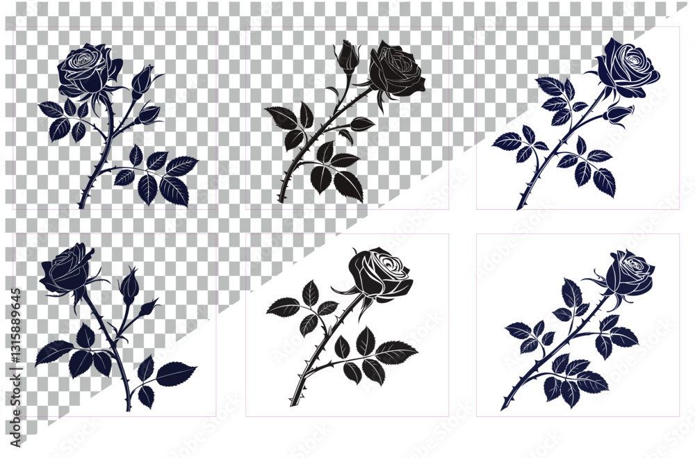 4 set of vector isolatet vector design illustration plant flower nature art beautiful rose flower artistic botanical pattern style abstract floral summer rose background 4 set of vector isolatet vector design illustration plant flower nature art beautiful rose flower artistic botanical pattern style abstract floral summer rose background