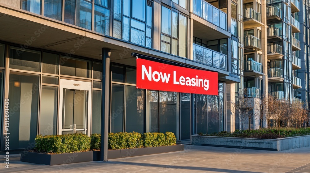 Obraz premium Contemporary Condominium Building with 
