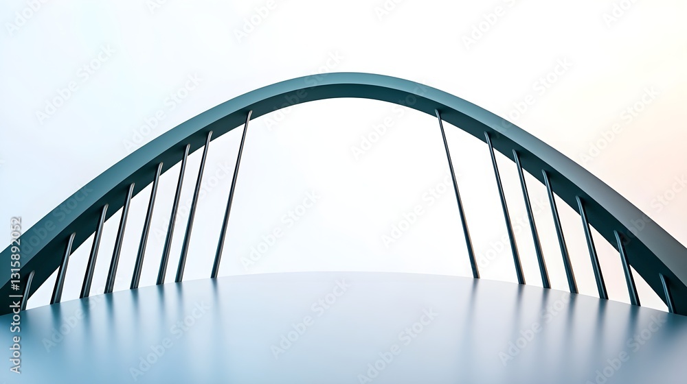 Obraz premium Modern Minimalist Bridge Design