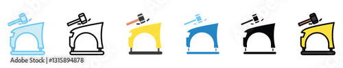 Fender multi style icons set. use for modern concept, print, UI, UX kit, web and app development. Vector EPS 10, related to car service, auto garage, car spare part.