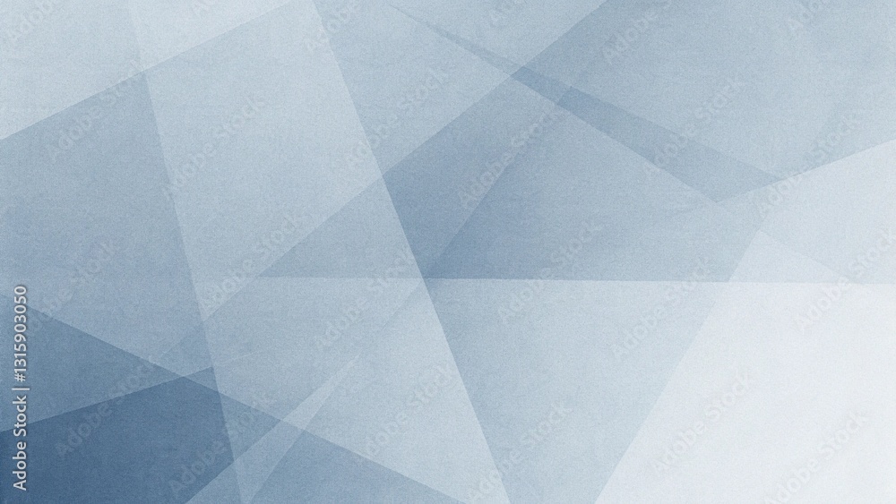 Obraz premium Light pastel soft pale dusty gray blue silver white abstract pattern background. Geometric shape. Line stripe angle facet triangle. Color gradient. Noise grain. Business, tech. Design. Minimal