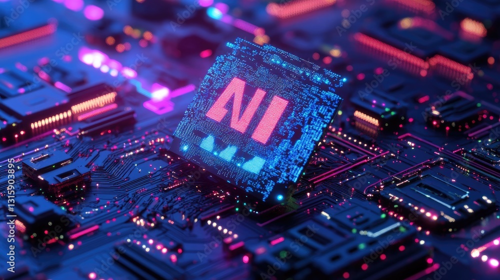 Obraz premium Automated AI risk assessment platform ensuring responsible machine learning applications.