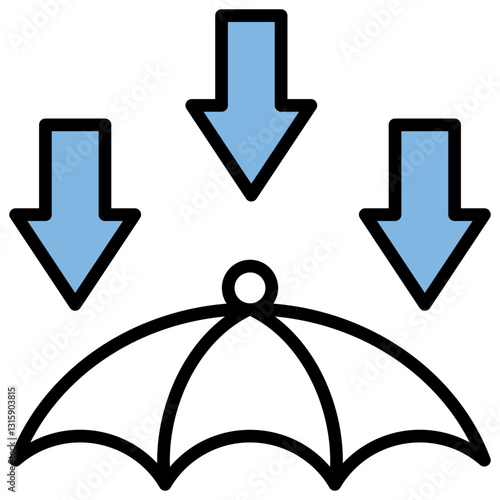 Resilience Blue Black Icon