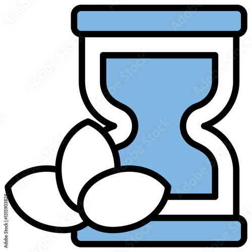 Patience Blue Black Icon