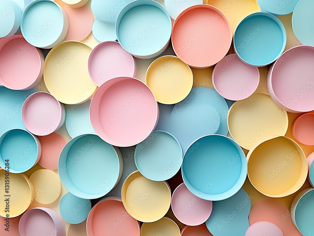 Pastel circles background design (1) Pastel circles background design (1)