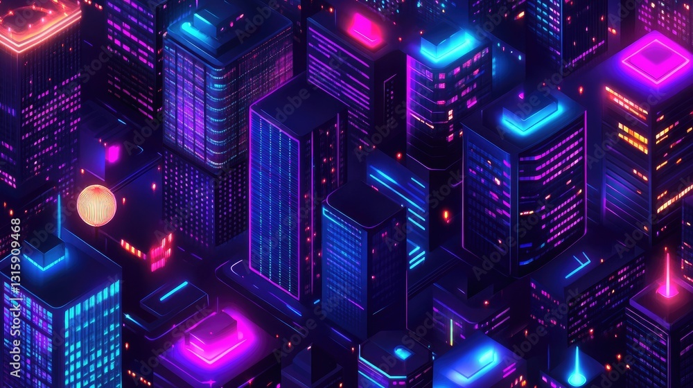 Obraz premium Hybrid computing platform designed for smart city applications.