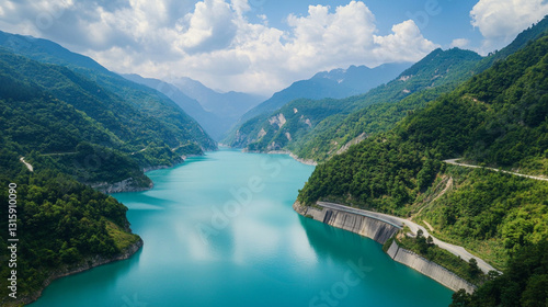 Hydropower uses the flow of water to produce clean energy. photo