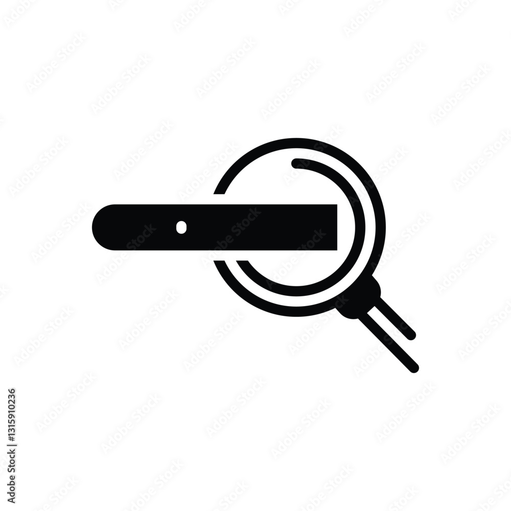 Black solid icon for search Black solid icon for search