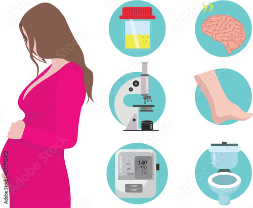 eclampsia in pregnant mother with warning signs 