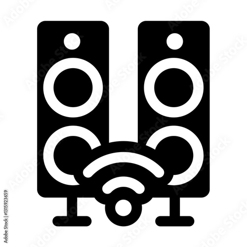 smart speaker glyph style