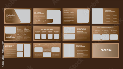Minimalist Interior Design Presentation Template