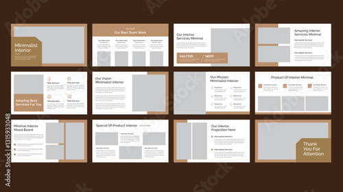Minimalist Interior Design Presentation Template