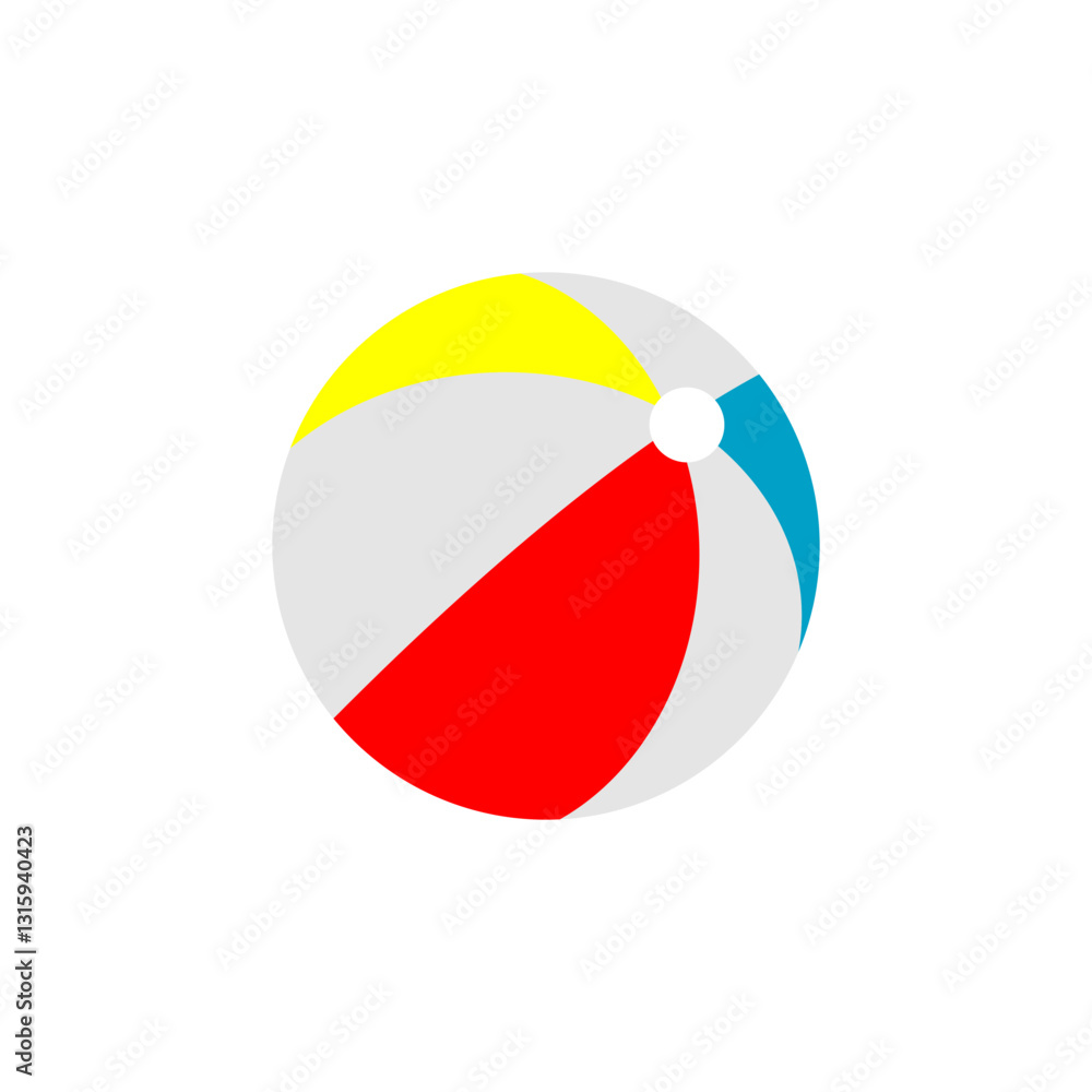Beach ball colored icon