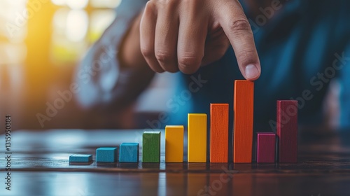 Progress and transition from 2024 to 2025 concept. A person pointing to loading bar transitioning from 2025 to 2026, progress, future planning, and new year goals. annual planning and business growth.