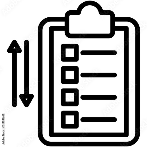 Task Prioritization Outline Icon