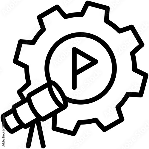 Visioning Outline Icon