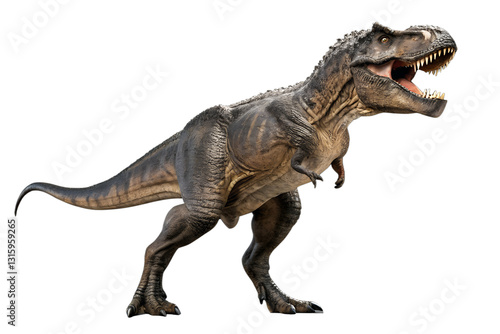 Fototapeta Naklejka Na Ścianę i Meble -  tyranosaurus rex with transparent background